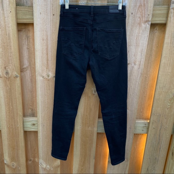 AEO American Eagle Black High Rise Jegging 4 - Picture 6 of 10